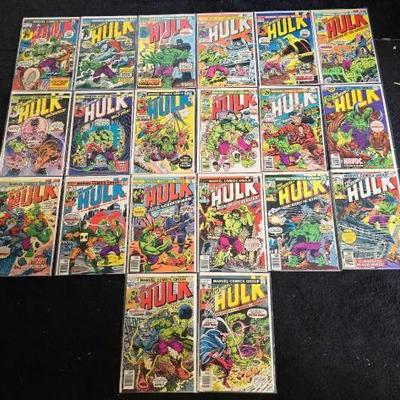 #10444 • (20) The Incredible HULK Marvel Comic Books
