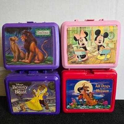 #10440 • (5) Vintage Plastic Lunch Boxes
