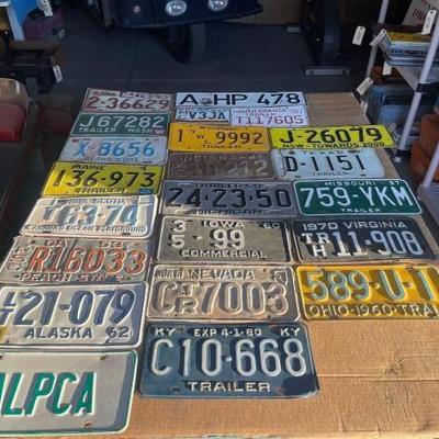 #6568 • 14 License Plate Covers
