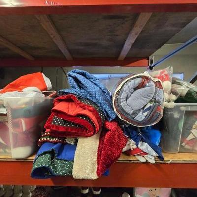 #20644 • Christmas Blankets,hats, Stockings and more
