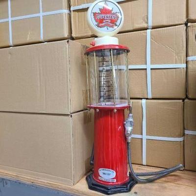 #1516 • Replica 1920s Supertest Gas Pump Liquor Dispenser

