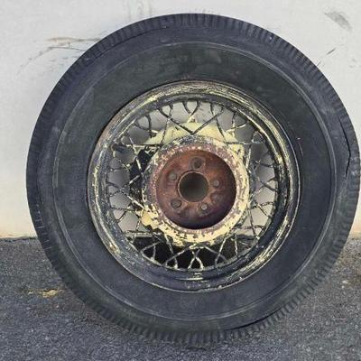 #22110 • 1 Antique Firestone Wheel
