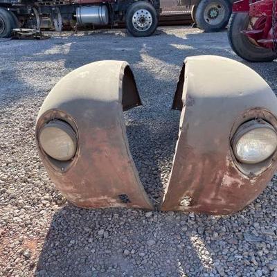 #2702 • Pair of Early Model Ford Front Fenders
