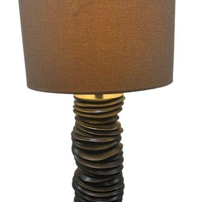 Interesting Contemporary Lopsided Stack Lamp