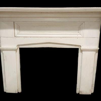 Early White Fireplace Mantle