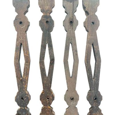 Four 19th C Victorian Architectural Balusters