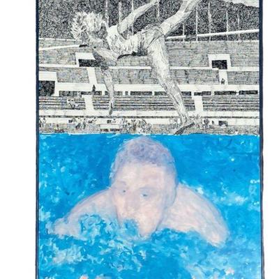 Los Angeles 1984 Olympic Games JENNIFER BARTLETT Poster