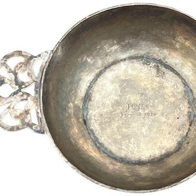 M.F. & CO. Sterling Silver Porringer Bowl