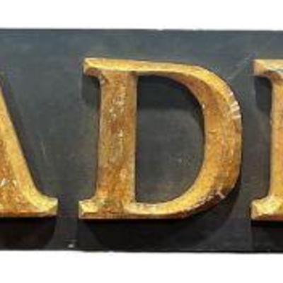 Antique TRADERS Advertisement Sign