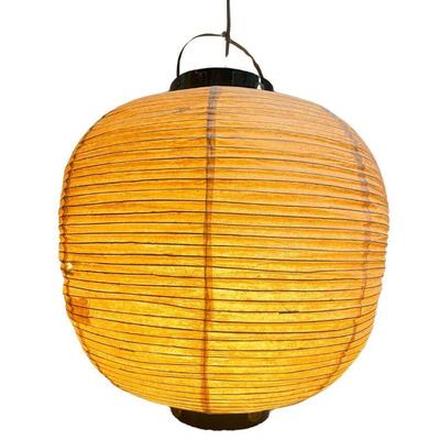 Large Old Paper Lantern Pendant Light
