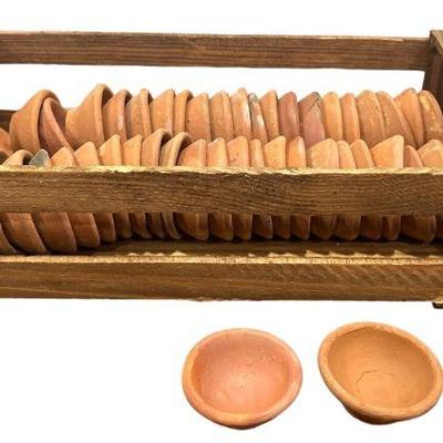Collection Primitive Terracotta Seedling Pots
