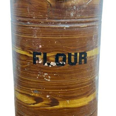Vintage Bakery Flour Tin