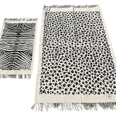 Two Animal Print Rugs, HAYIM Company