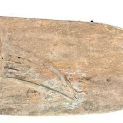Folk Art Carved Wood Fish
