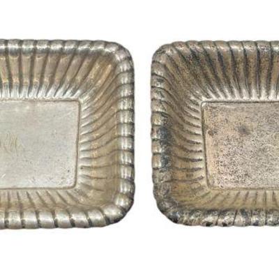 Two Sterling Silver REED AND BARTON Vegetable Trays