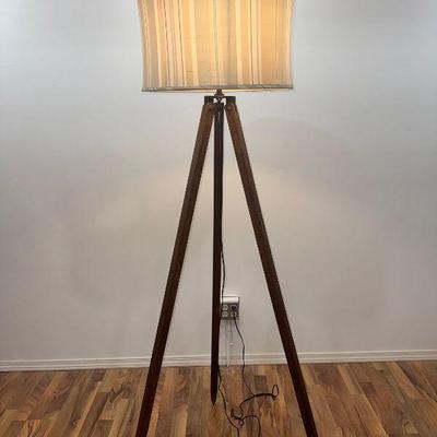 Vintage Tripod Surveyors Transit Base Lamp