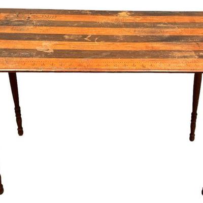 Antique Folding Sewing Table