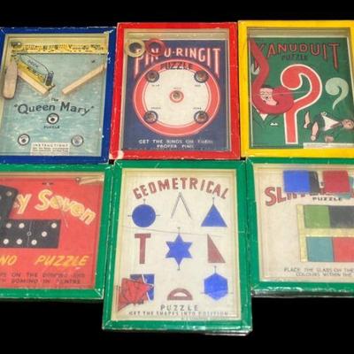 Collection Vintage R.J. Series Dexterity Puzzles