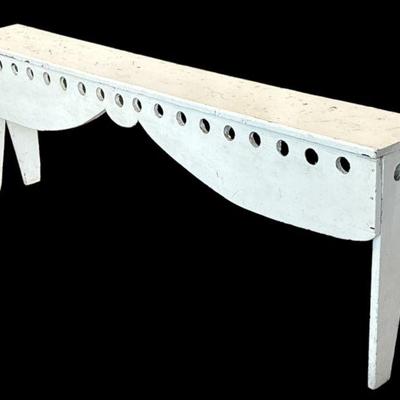 Long Folk Art Console Table