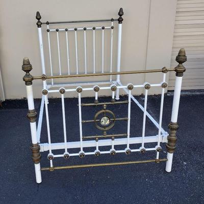 ANTIQUE IRON BED FRAME