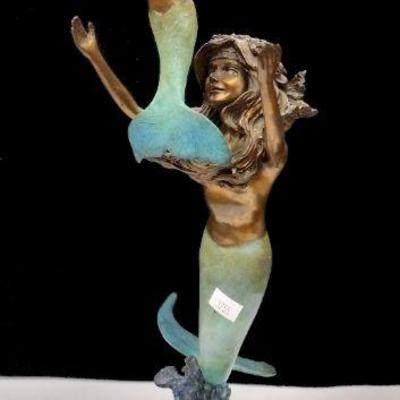 BRONZE MERMAID "LETTING GO"