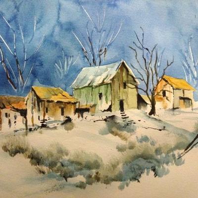 ROLAND CLARK WATERCOLOR