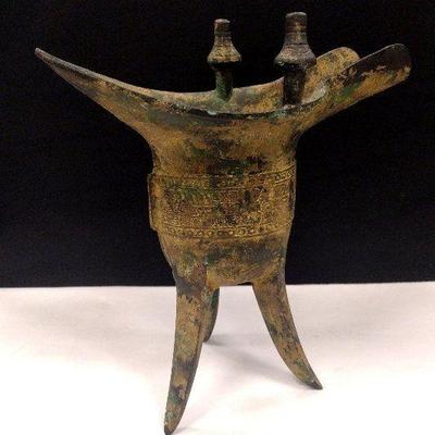 JAPAN CAST IRON VESSEL