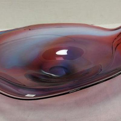 SUSAN GLASS ART GLASS BOWL