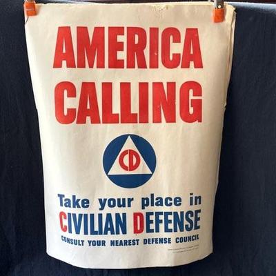WEII era Civilian Defense Posters War Poster