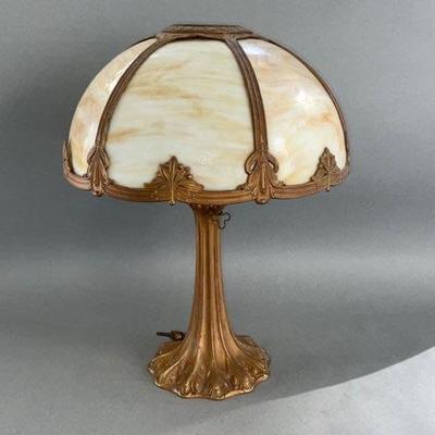 Gas Slag Glass Lamp