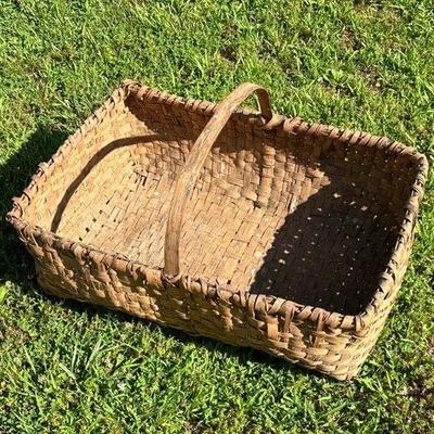 Antique Gathering Basket