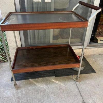 Salton Hotable Hotray Mayfair Two Tier Heated Serving Cart 