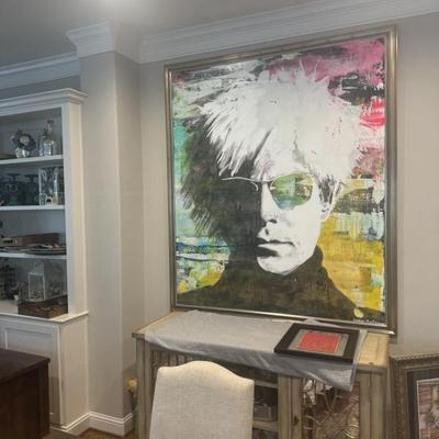Original artwork of Andy Warhol. Valuation 60k
