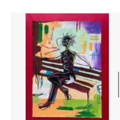 Basquait vintage paper