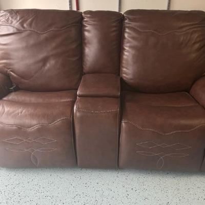 Leather sofas