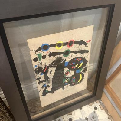 John Miro vintage paper