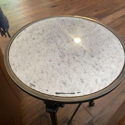 Ballard Designs Olivia mirrored side table