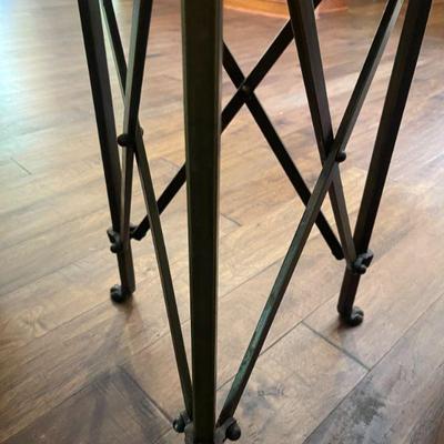 Ballard Designs Olivia mirrored side table