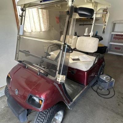  2003 Yamaha GMax Golf Cart w/ Soft Sides