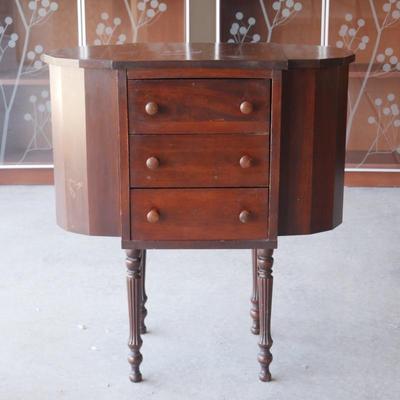 Antique Mahogany "Martha Washington" Sewing Table
