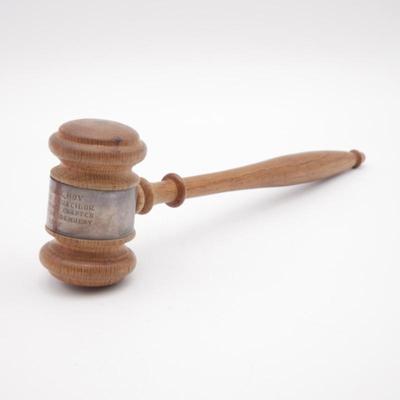 Vintage "The Order of DeMolay" Commemorative Gavel c.1947