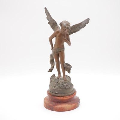 Antique "Papillon" by Victor Rosseau Early 20th Century Sculpture