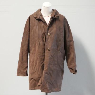 Vintage Vera Pelle Womens Soft Brown Leather Coat