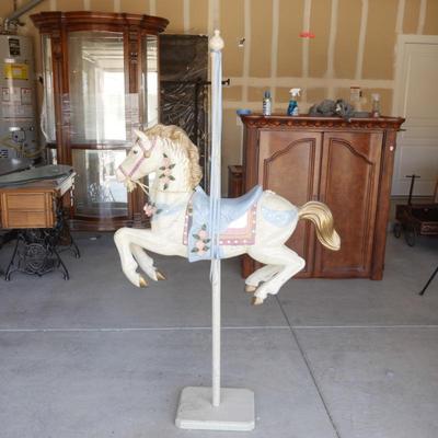 Antique Hand-Painted Carousel Horse