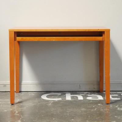Levenger Minimalist Desk w/Slide-Out Under Desk Extension