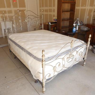 Queen Sized Bed Frame with Winkbeds Plus Queen Sized Bed and Box Spring