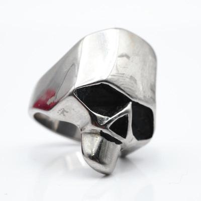 Geometric Skull Stainless Steel Ring