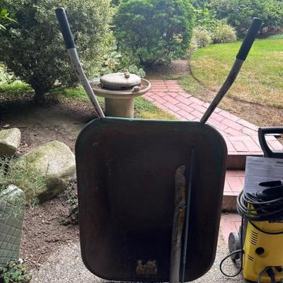 Vintage wheel barrow