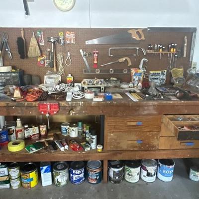 Garage full of tools