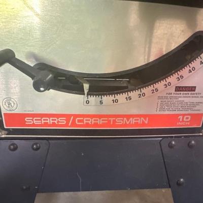Sears Craftsman 10" tablesaw